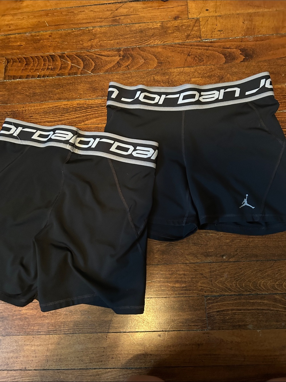 Black and grey Jordan shorts